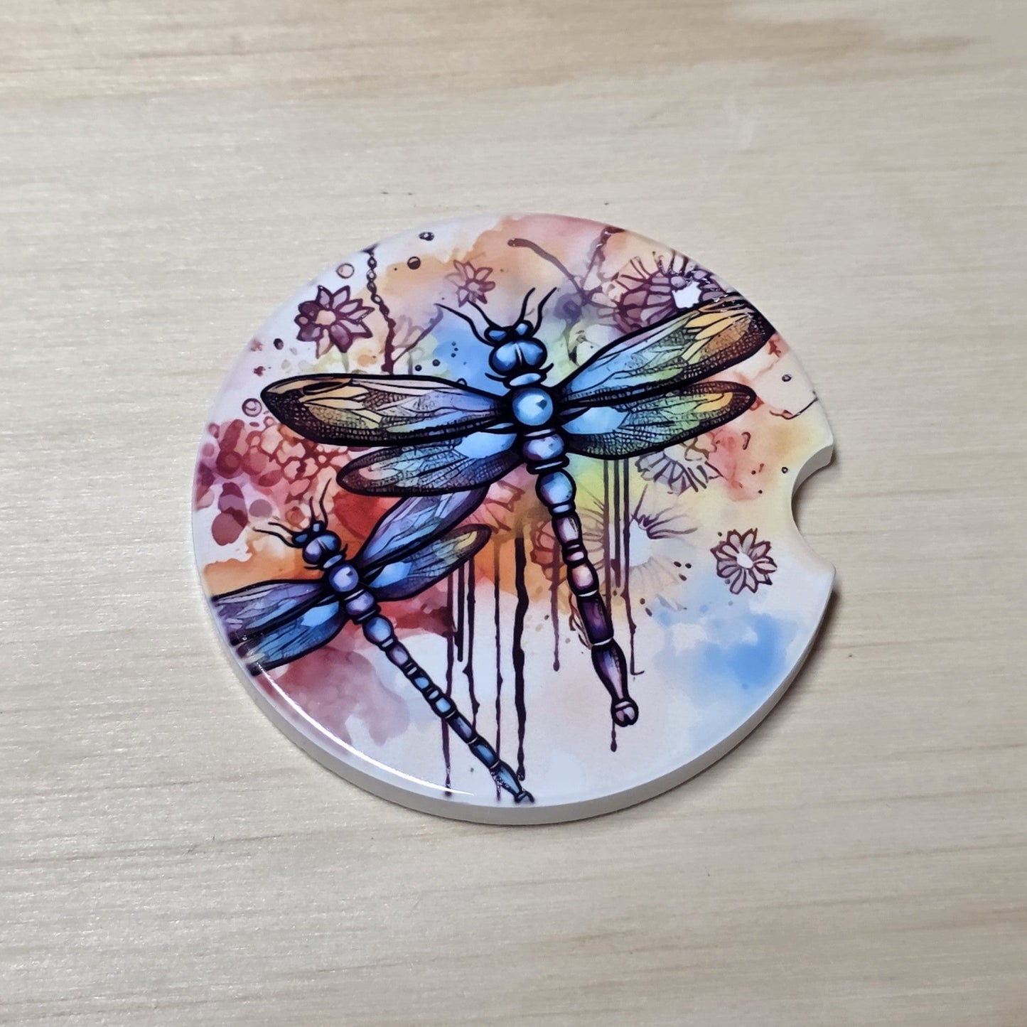 Car Coasters - Watercolor Wings