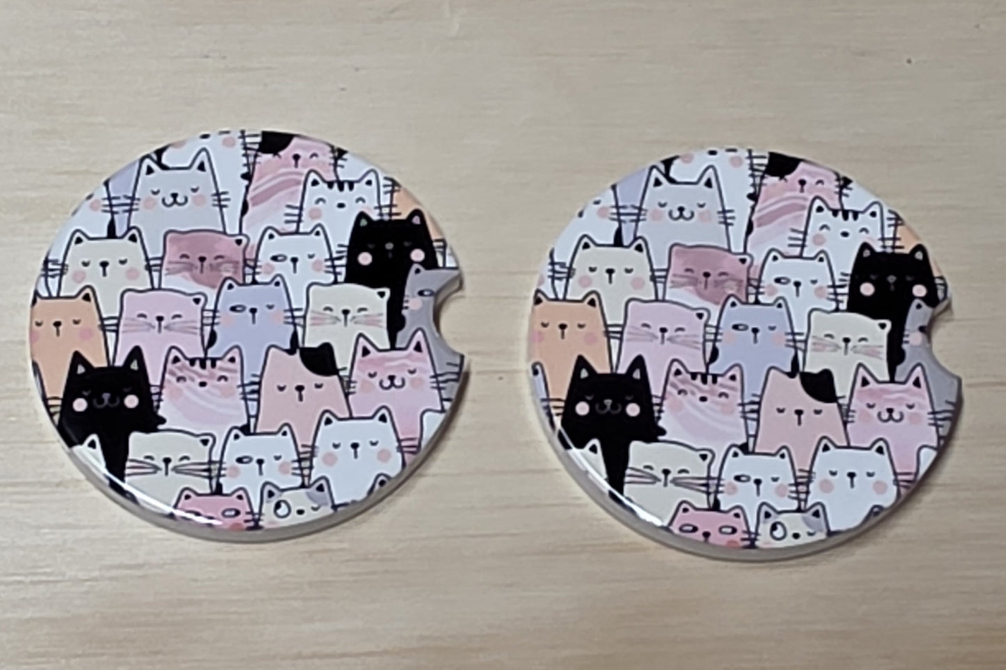 Car Coasters - Kitty Committee