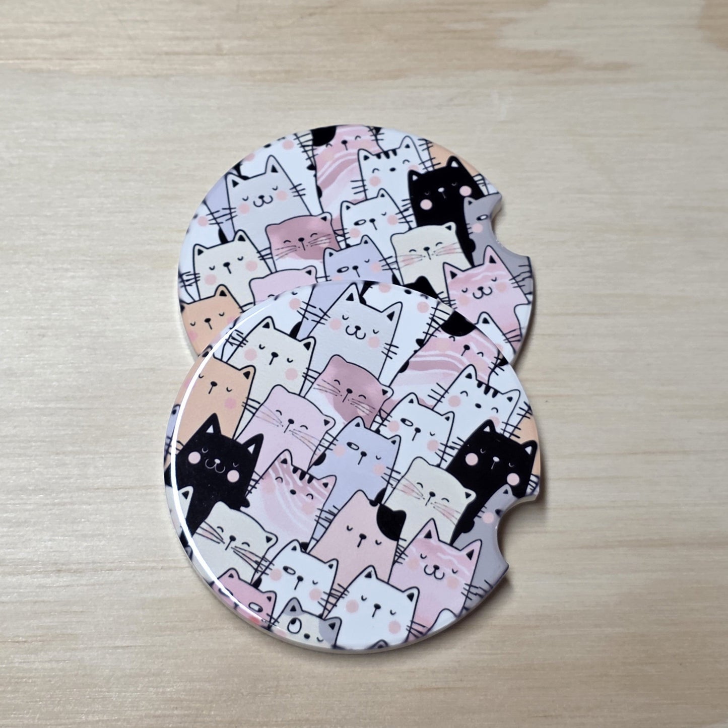 Car Coasters - Kitty Committee