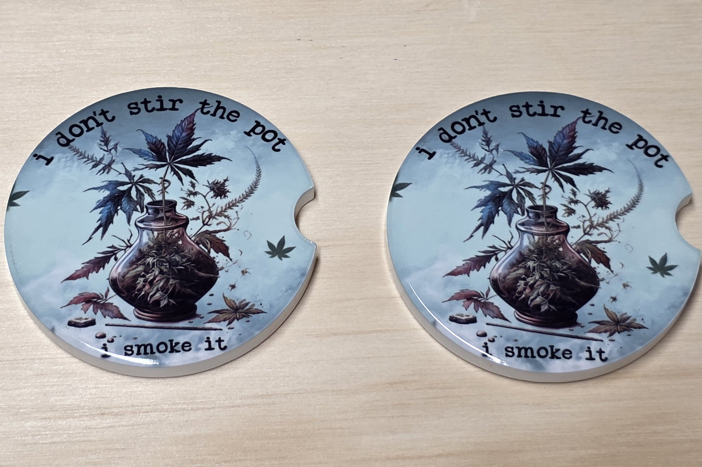 Car Coasters - Pot Stirrer