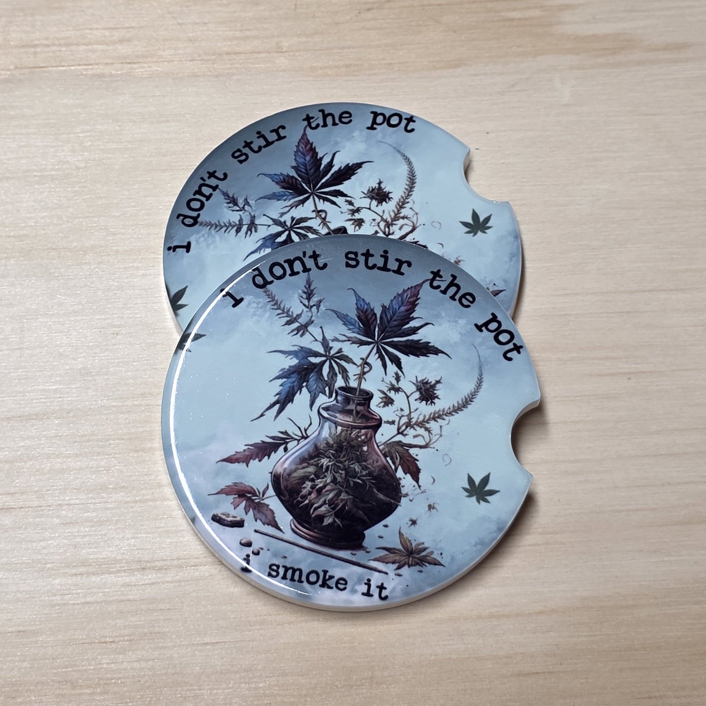Car Coasters - Pot Stirrer