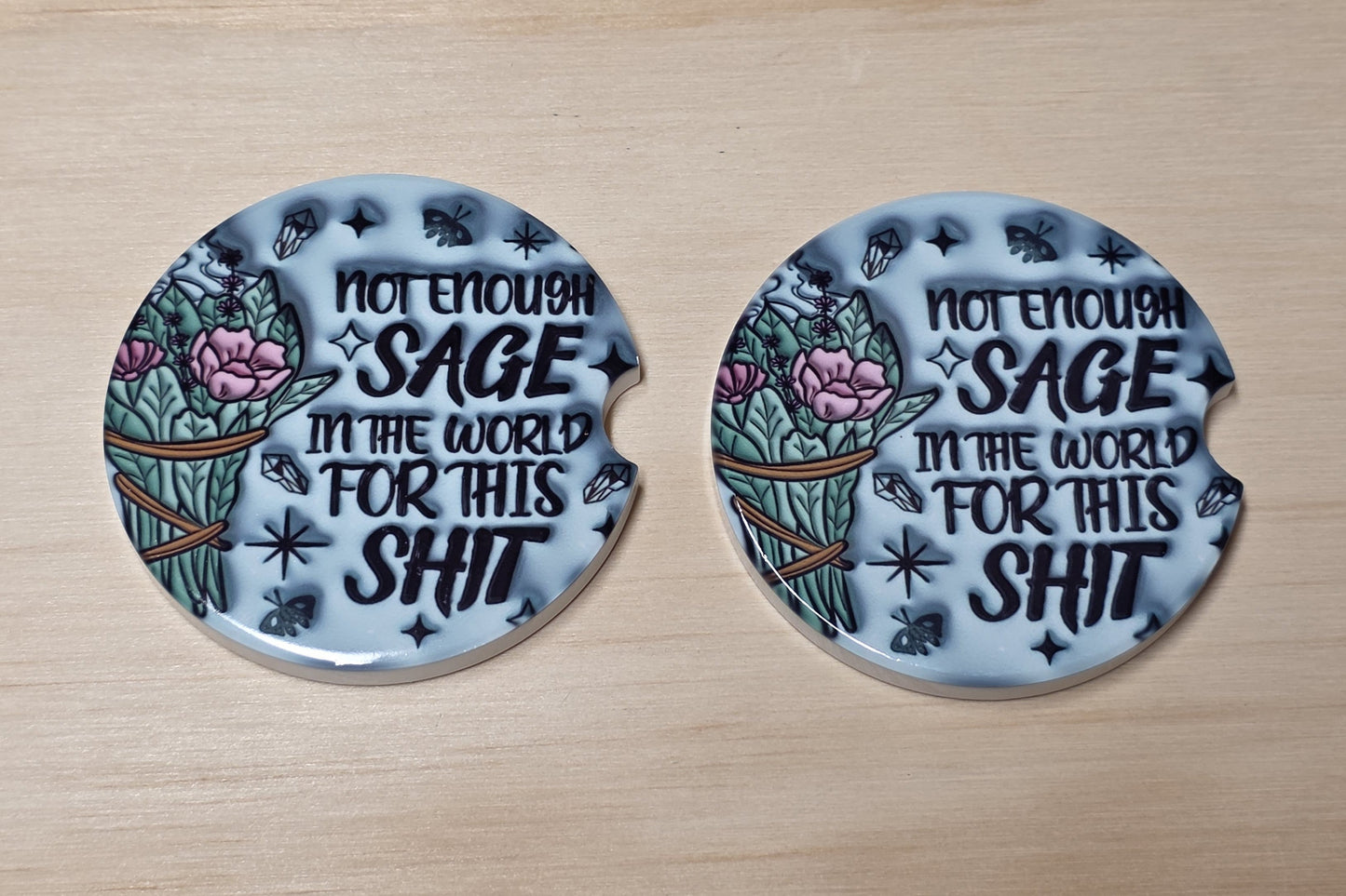 Car Coasters - Sassy Sage
