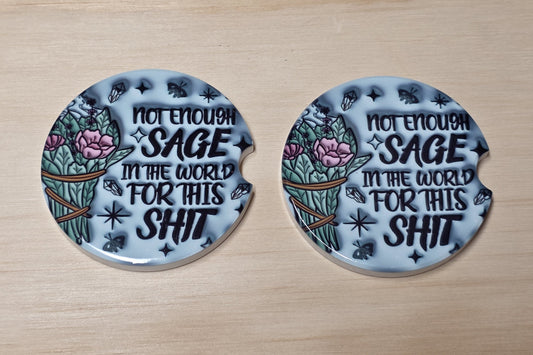 Car Coasters - Sassy Sage